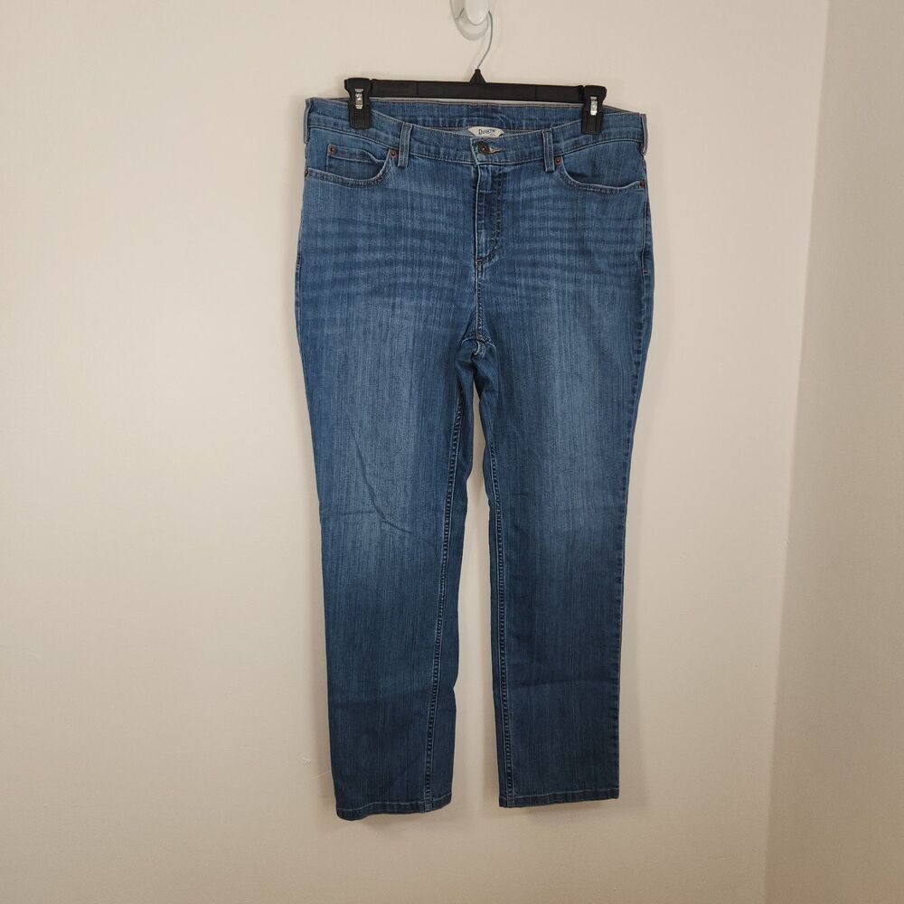 Duluth Trading Women's Daily Denim Jeans Medium Indigo Size 16 x 29